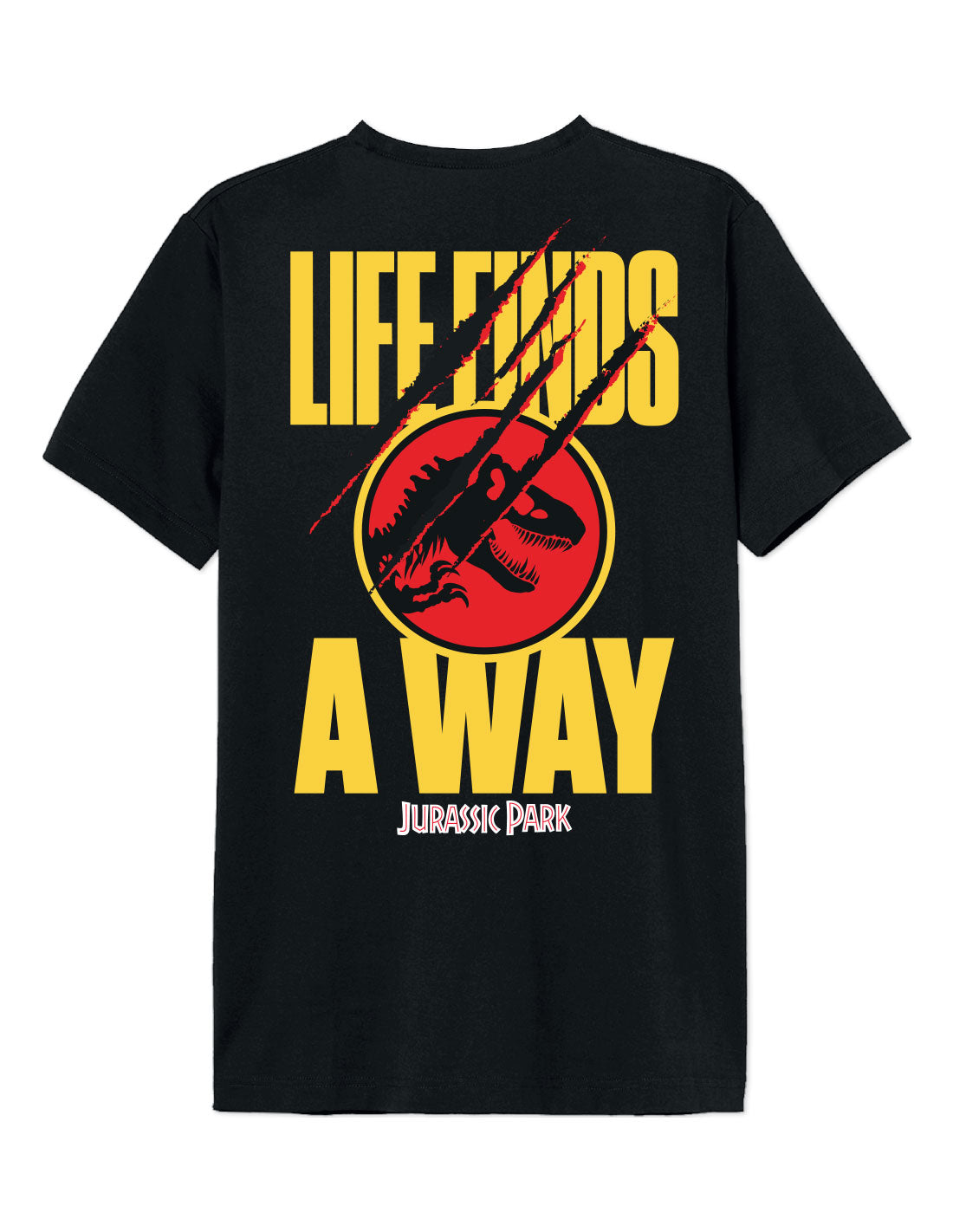 Jurassic Park Oversized Tee - Life Finds A Way