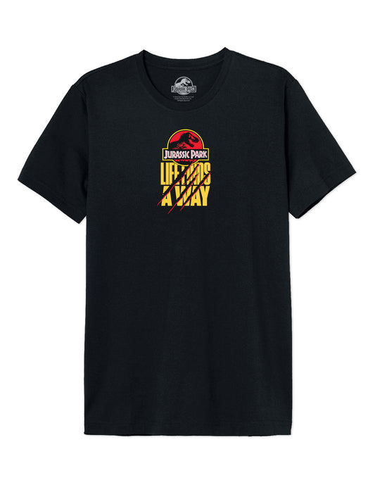 T-shirt oversize Jurassic Park - Life Finds A Way