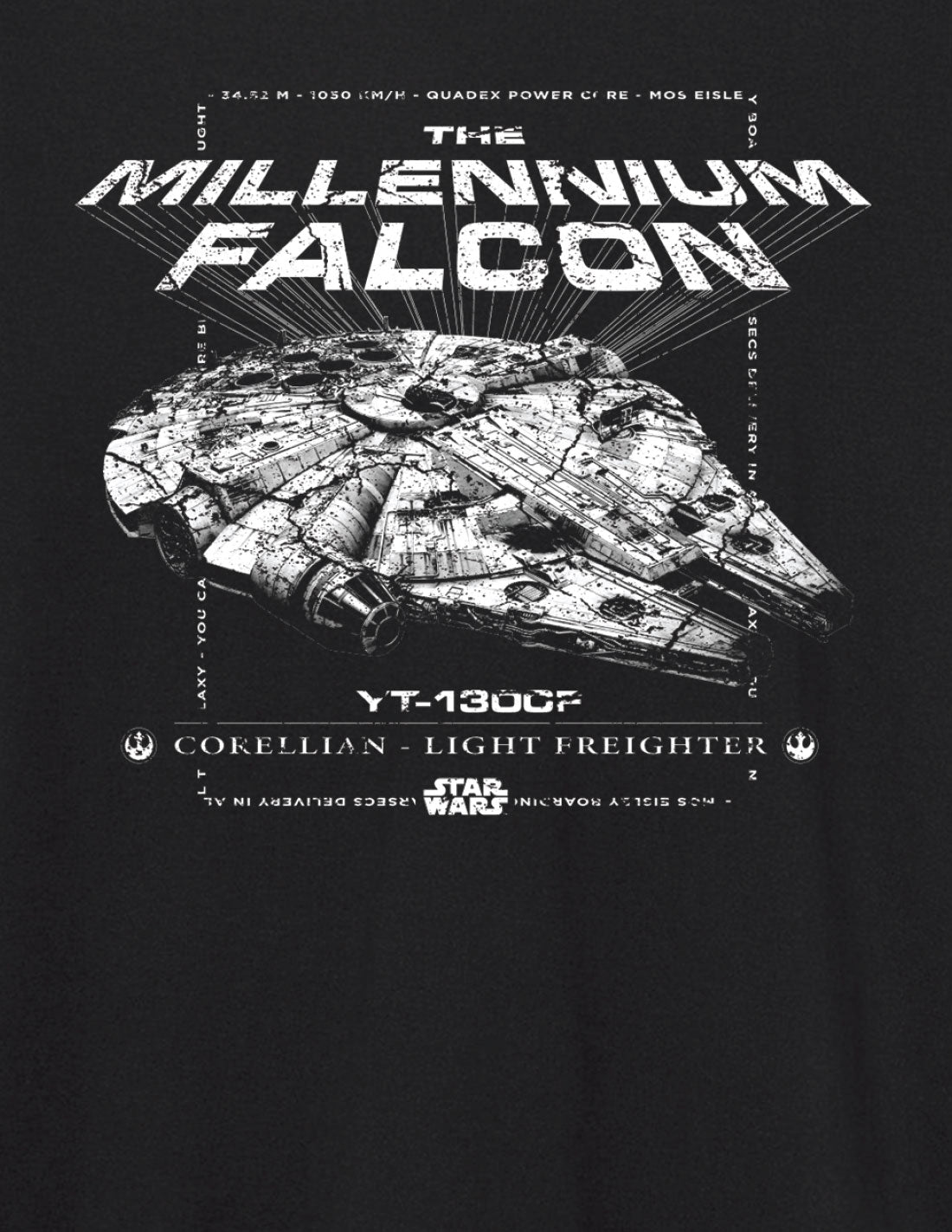 T-shirt Star Wars - Millennium Falcon