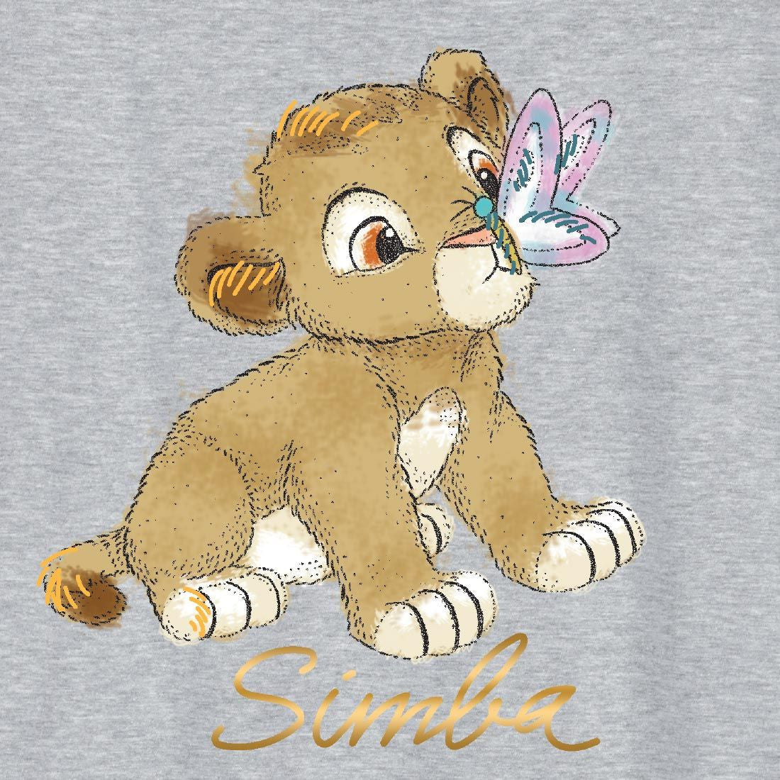 Disney Women's T-shirt - The Lion King - Simba