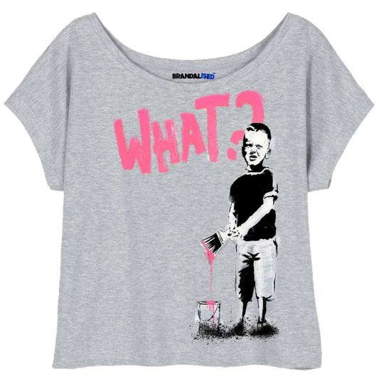 T-shirt Femme Banksy - Liberty Girl