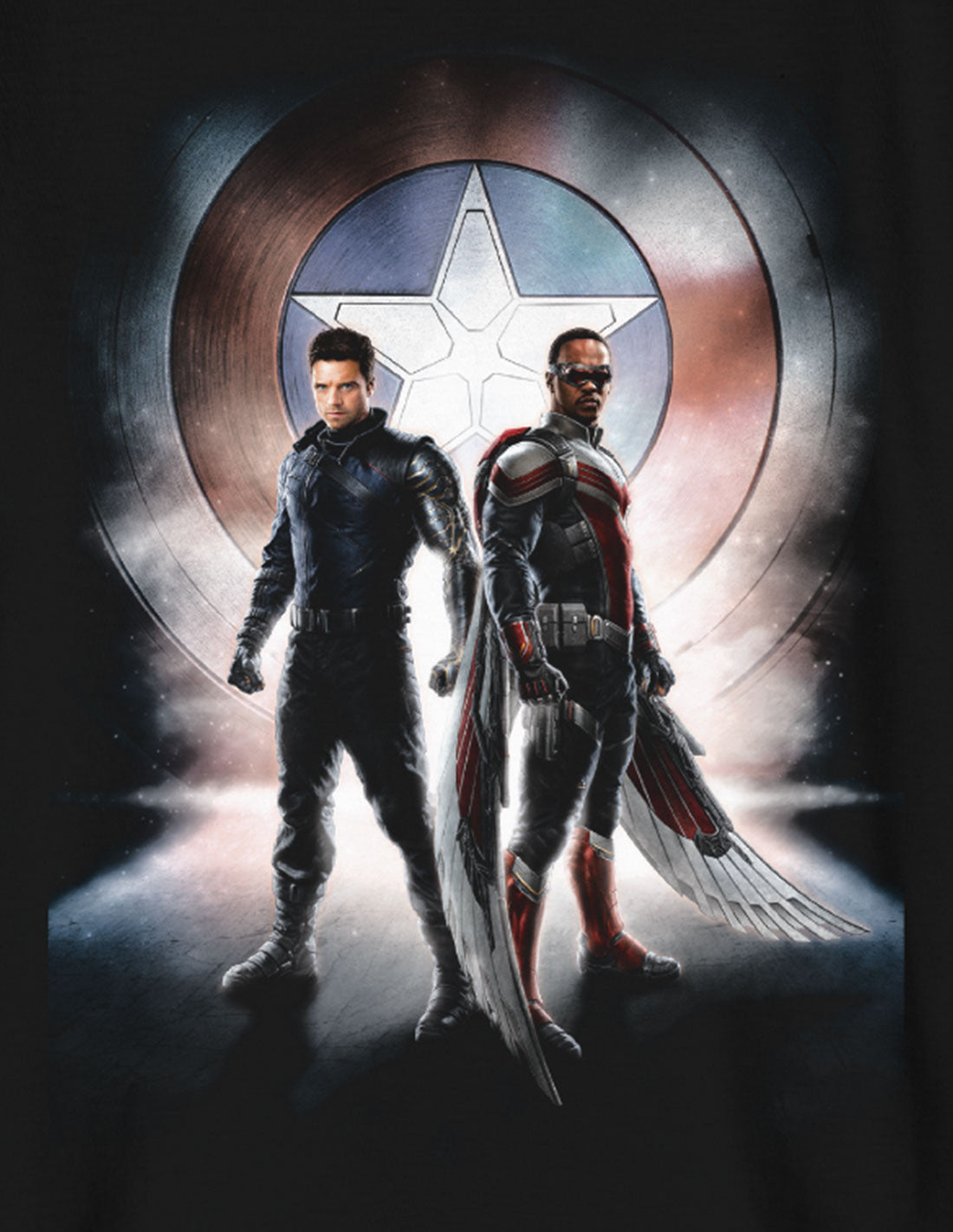 Children's T-shirt Falcon and the Winter Soldier MARVEL - Falcon and Winter Soldier painting