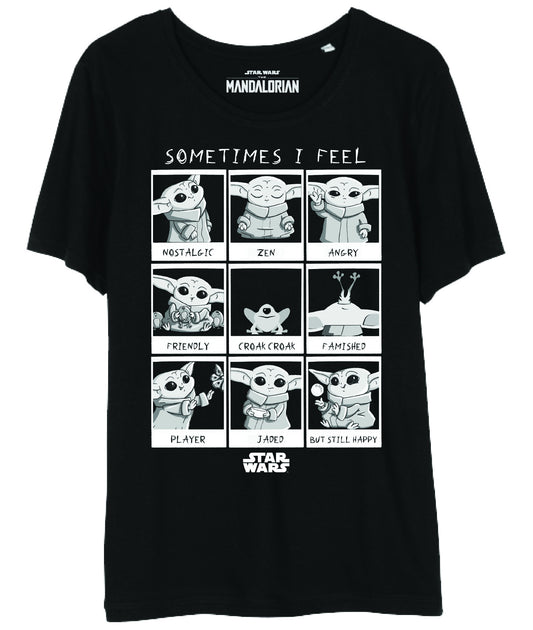 T-shirt Femme Star Wars - The Mandalorian - Sometimes I Feel