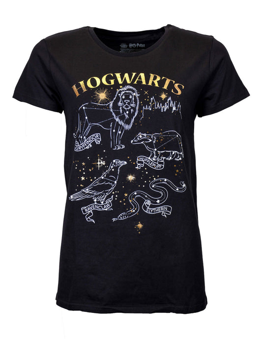 T-shirt Femme Harry Potter - Slub Hogwarts