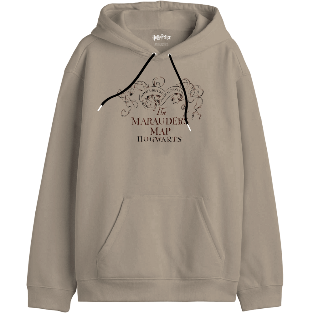Hoodie Maraudeur Harry Potter Officiel Unisexe Beige