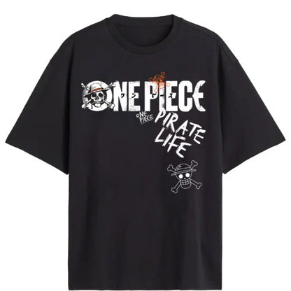 T-shirt One Piece Officiel – Design Pirate Life Logo