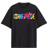Tee officiel One Piece - T-shirt Pirate Life noir affichant un logo coloré. Coton premium, coupe classique pour fans de Luffy.