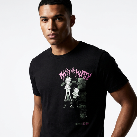 T-shirt Rick and Morty Officiel – Multiverse Recto Verso