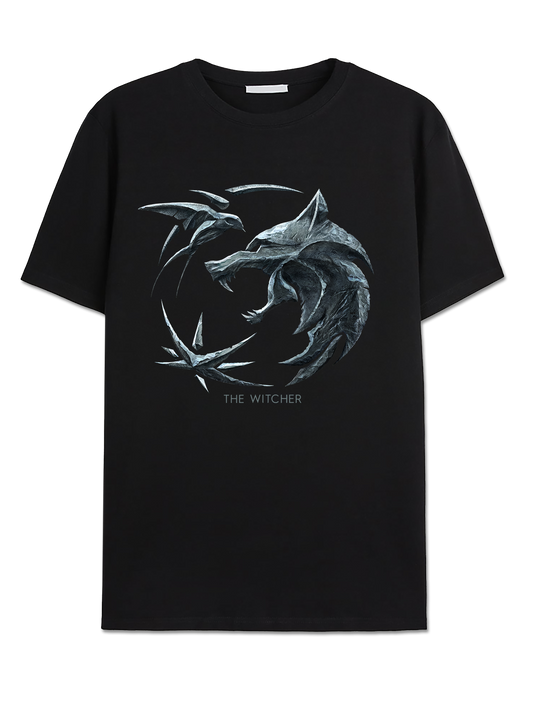 T-shirt The Witcher - Logo Loup