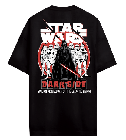 T-shirt oversize Star Wars officiel unisexe noir