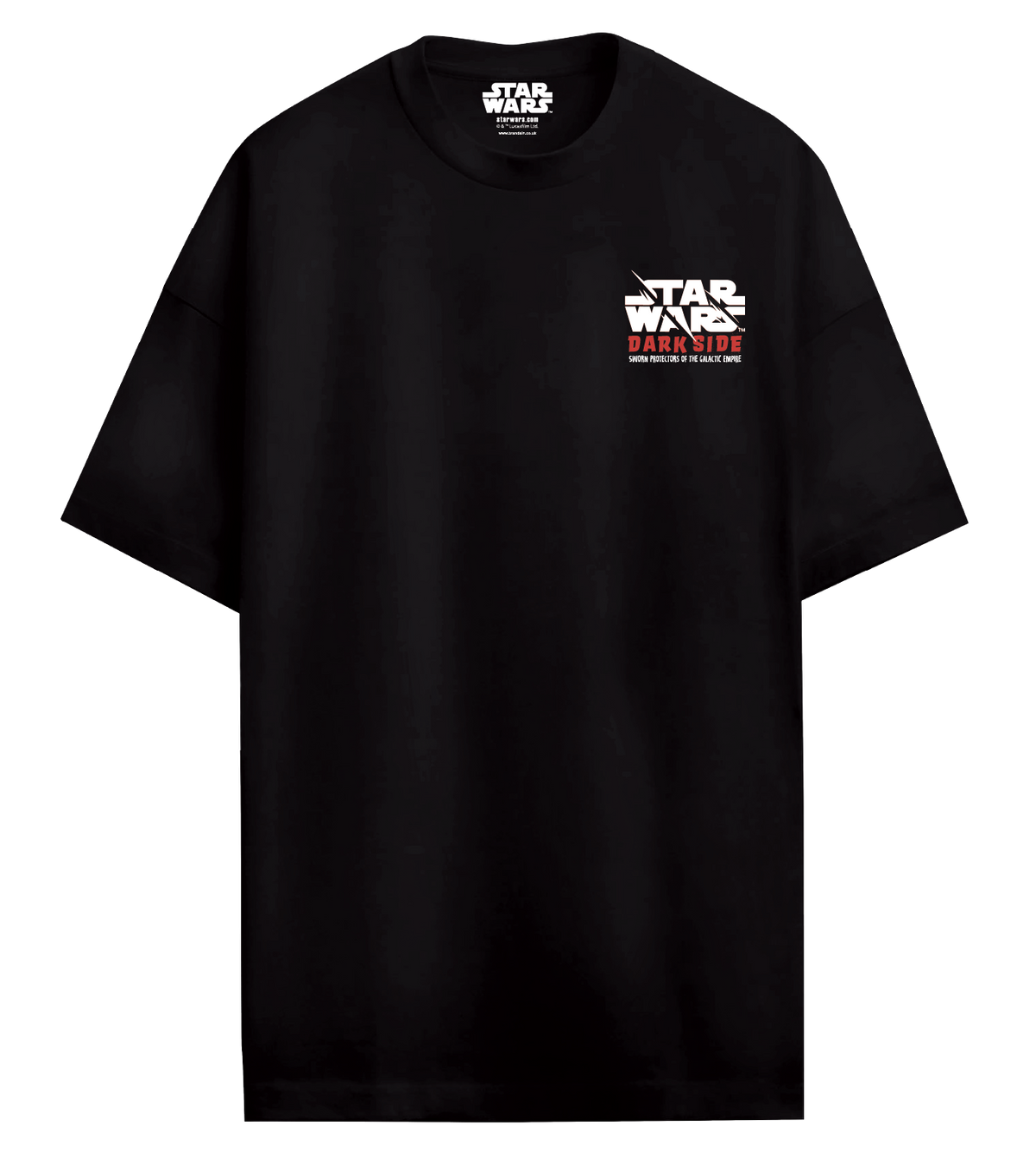 T-shirt oversize Star Wars officiel unisexe noir