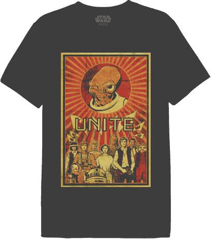 T-shirt Star Wars Officiel - Unite With Ackbar