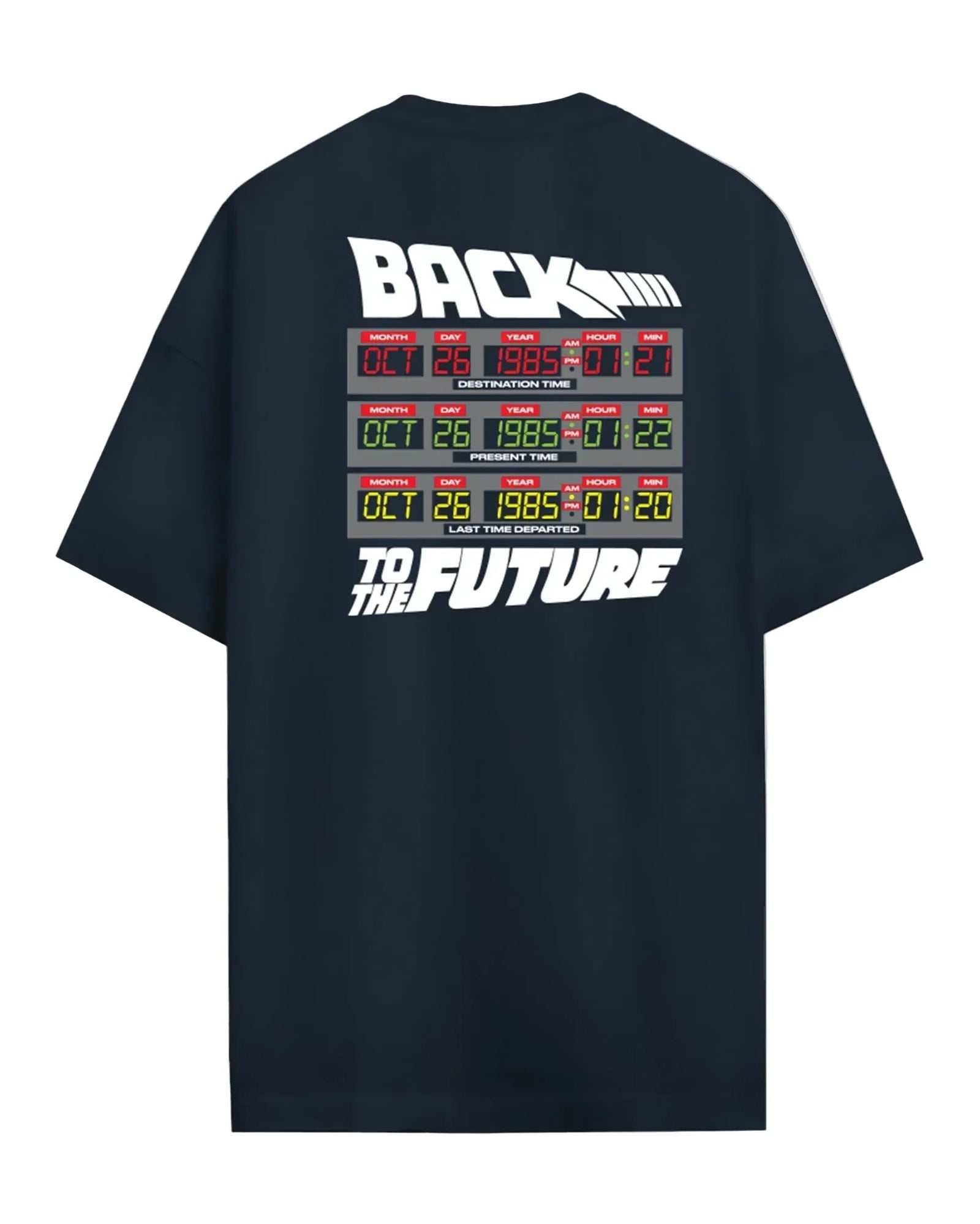 T-shirt Retour vers le Futur Officiel – OUTATIME & Dates Voyage Temporel