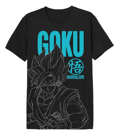 T-Shirt Dragon Ball Z Goku Super Saiyan Premium Noir