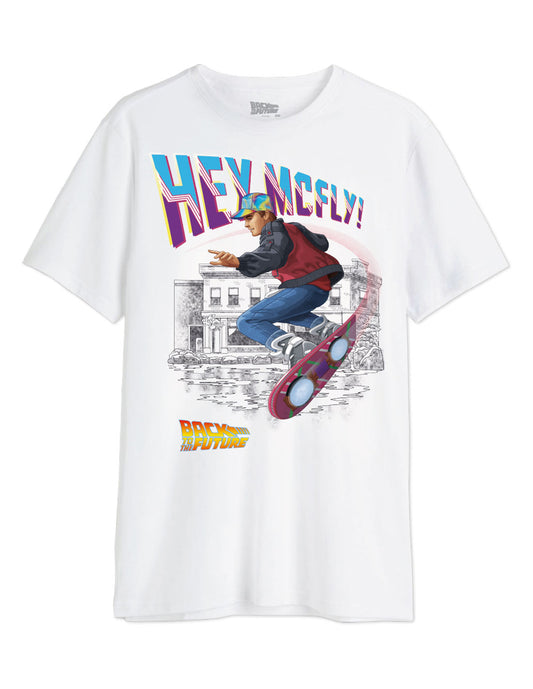Back to the future t-shirt - Hey McFly