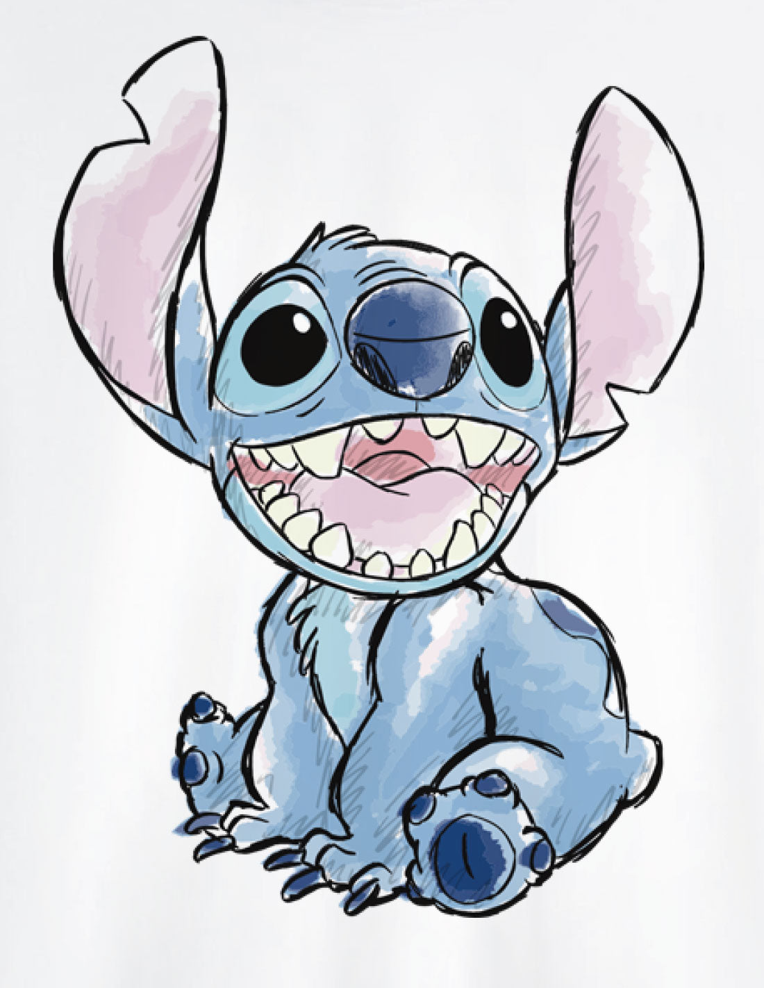 T-shirt Lilo et Stitch Disney - Stitch Sketch