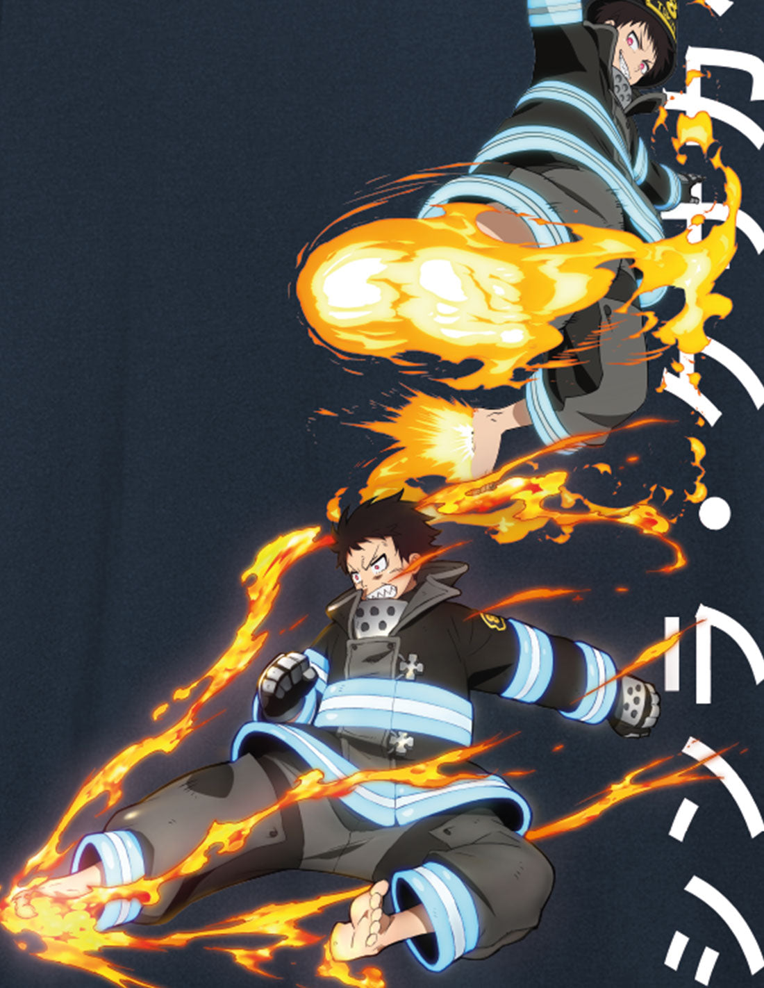 Fire Force Oversized Tee - Shinra