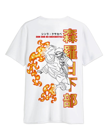 T-shirt Oversize Fire Force - Enn Enn No Shobutai