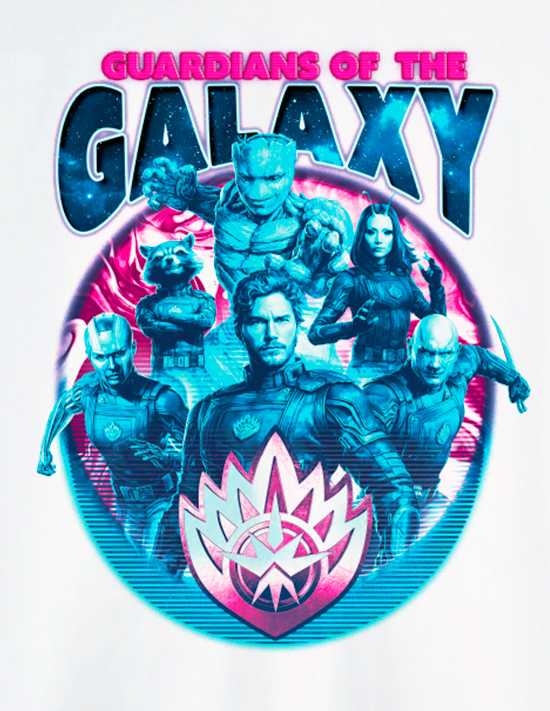 T-shirt MARVEL - Les Gardiens de la Galaxie - Eighties Guardians