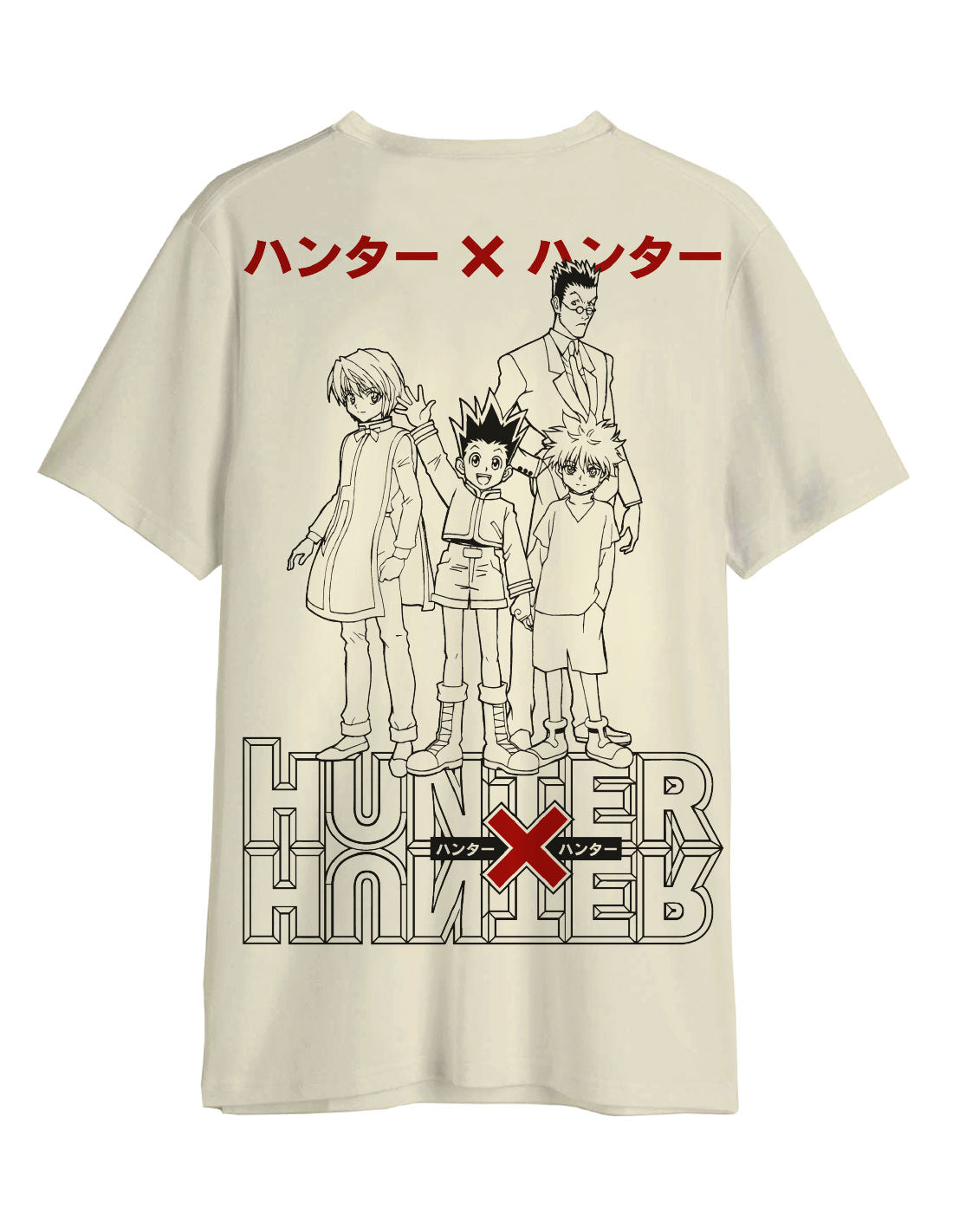 T-shirt oversize Hunter X Hunter - Team X Hunter