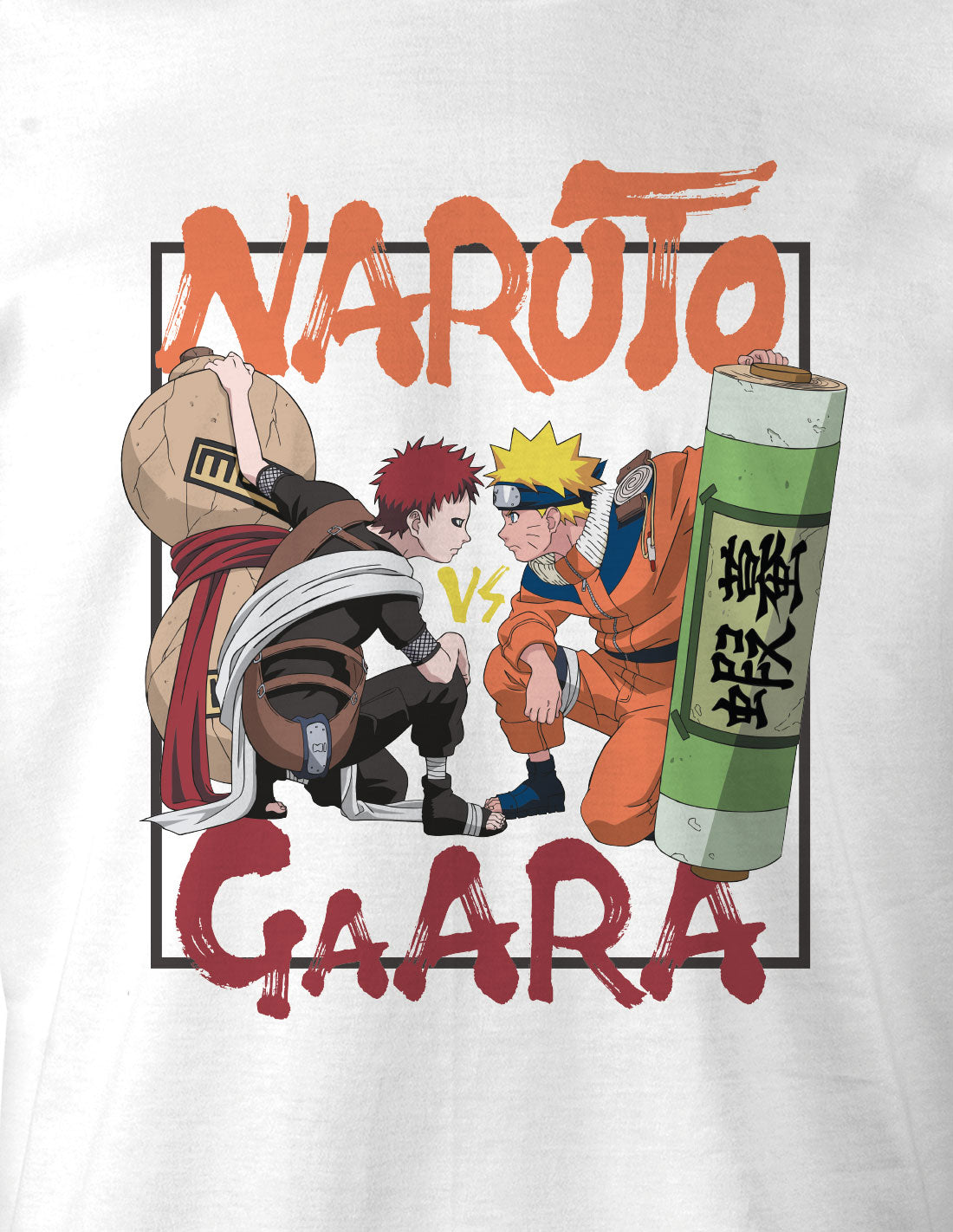Naruto t-shirt - Naruto VS Gaara
