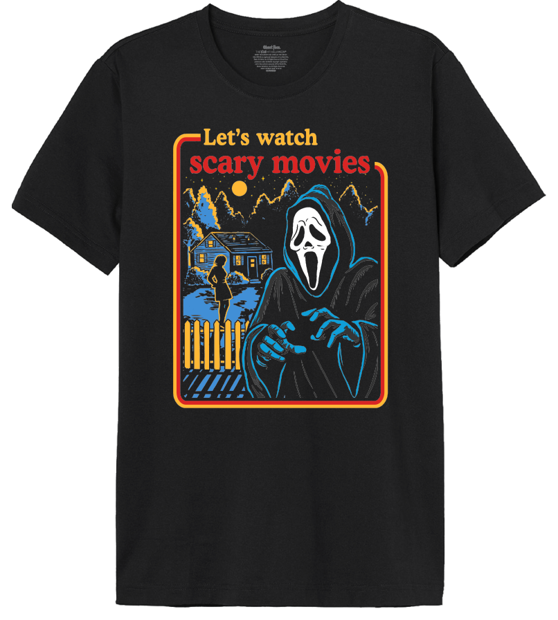 T-Shirt Ghost Face: Let's Watch Scary Movies Premium Edition