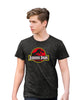 T-shirt Jurassic Park - logo classic - Stonewashed