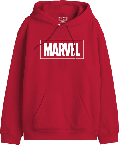 Hoodie Marvel Logo Rouge – Licence Officielle Marvel