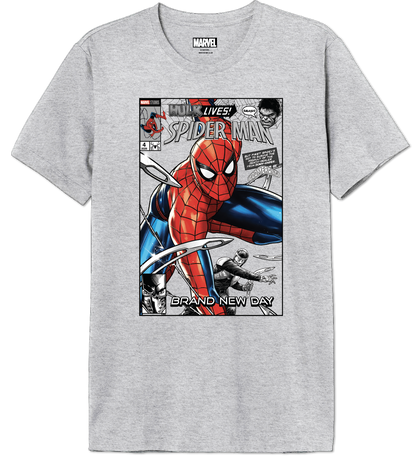 T-Shirt Spider-Man Brand New Day Gris pour fans