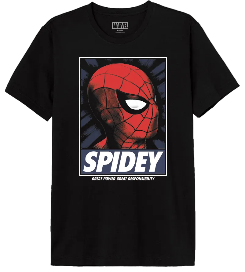 T-Shirt Spider-Man Noir Officiel – Brand New Day Marvel