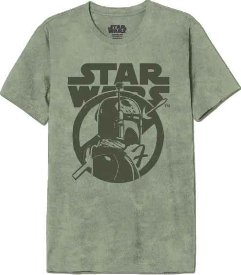 T-shirt Star Wars - Washed BOBA