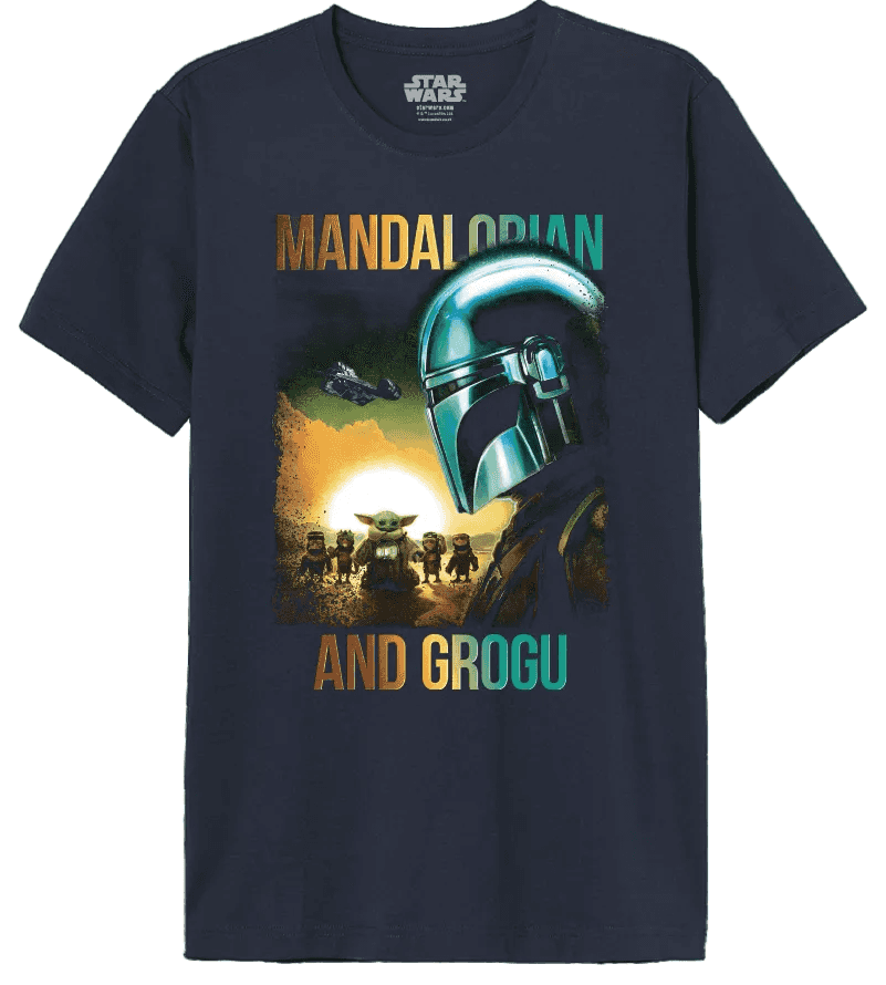 Mandalorian Grogu Poster T-Shirt for Collectors
