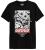 T-shirt Mandalorian Grogu, design Star Wars, noir, mode, collection