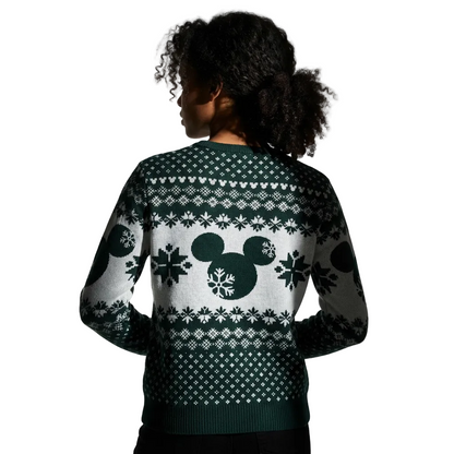 Pull de Noël Disney™ Mickey Mouse – Pull Tricoté Officiel Vert