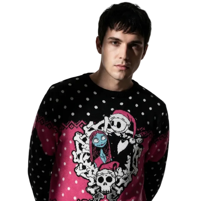Pull de Noël L'Étrange Noël de Monsieur Jack™ Jack & Sally | Pull Officiel