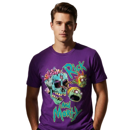 T-shirt Rick et Morty - Skull