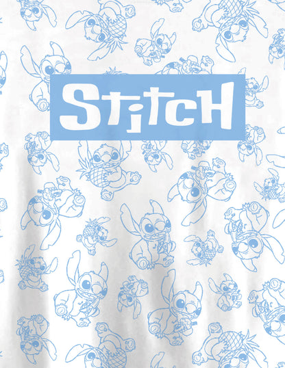 Disney Women's T-shirt - Lilo and Stitch - Multi Stitch