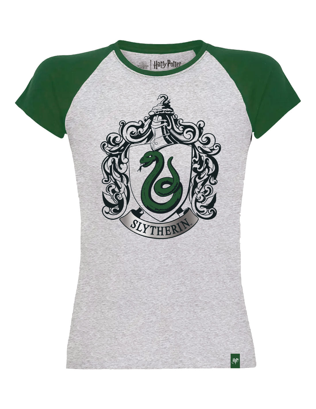 T-shirt Femme Harry Potter - Sylver Slytherin