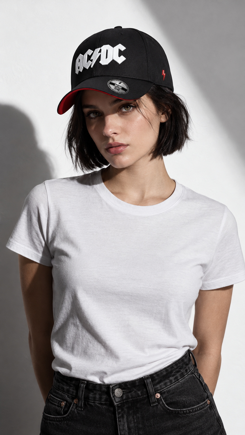 Casquette AC/DC Plug Me In – Officielle Noire
