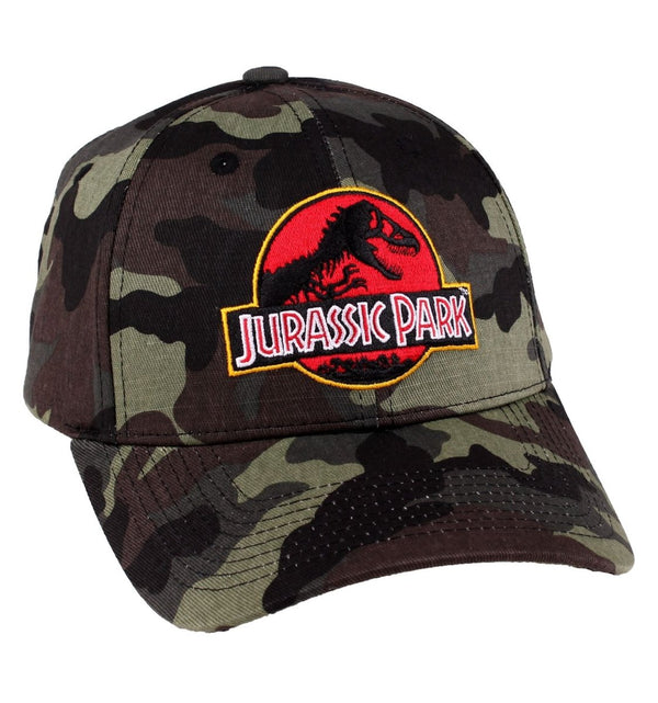 Jurassic Park Cap - Camouflage Logo