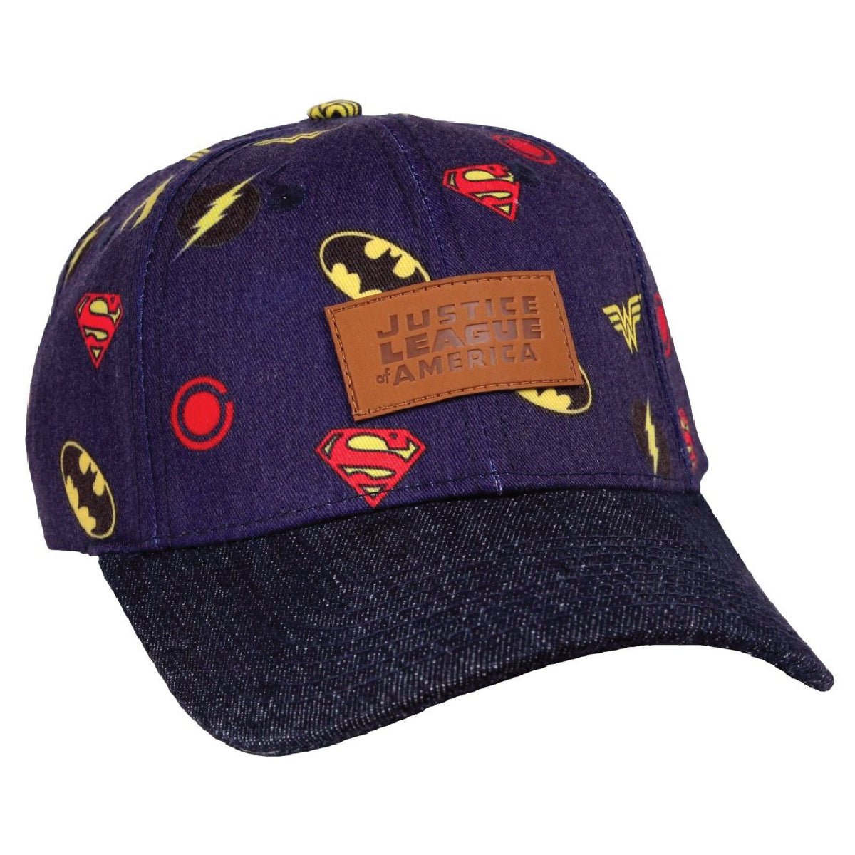 Casquette Justice League DC Comics - All Over Logo Classic - Legend Icon Casquette DC Comics