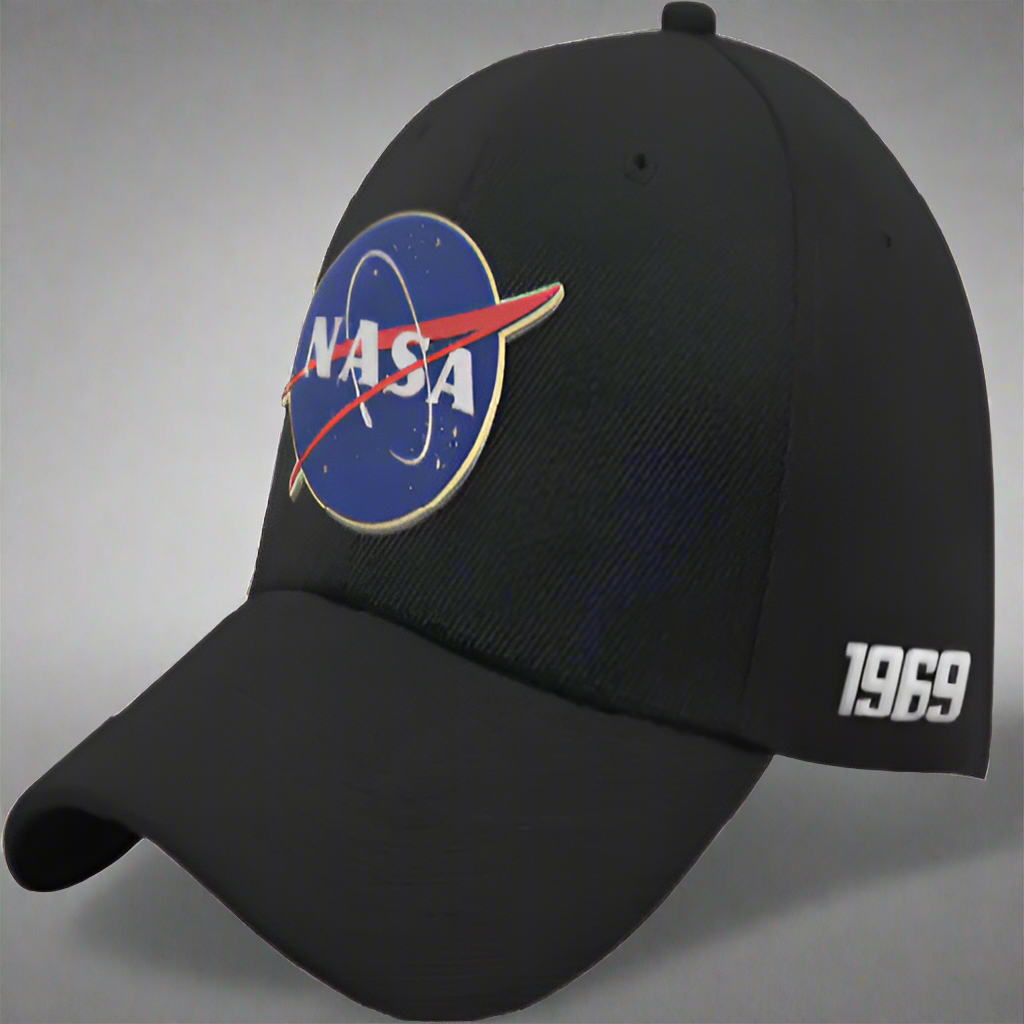Casquette NASA - Logo PVC Patch en Noir