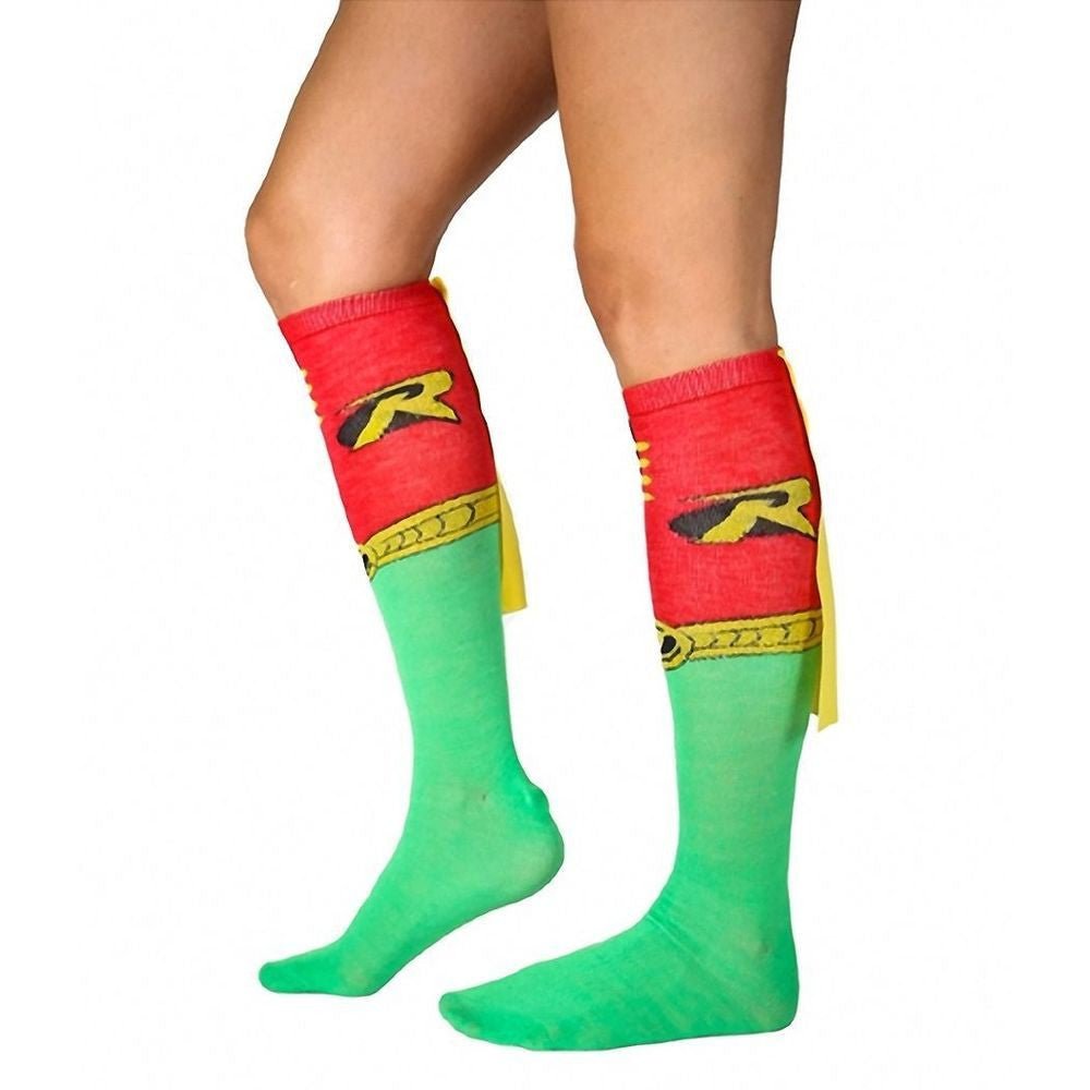 Chaussettes Hautes DC Comics - Robin Cape - Legend Icon Chaussettes DC Comics