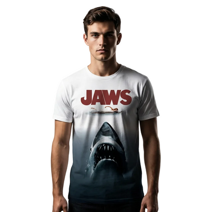 Jaws Tye and Dye T-shirt - Poster Jaws Tye and Dye