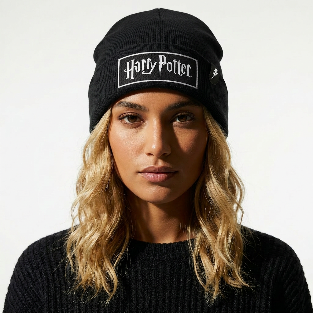 Bonnet Harry Potter Logo Style Flamme