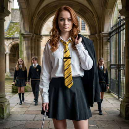 Cravate Ravenclaw Héritage Premium - Rayures Officielles