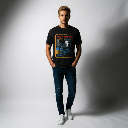 T-Shirt Ghost Face: Let's Watch Scary Movies Premium Edition