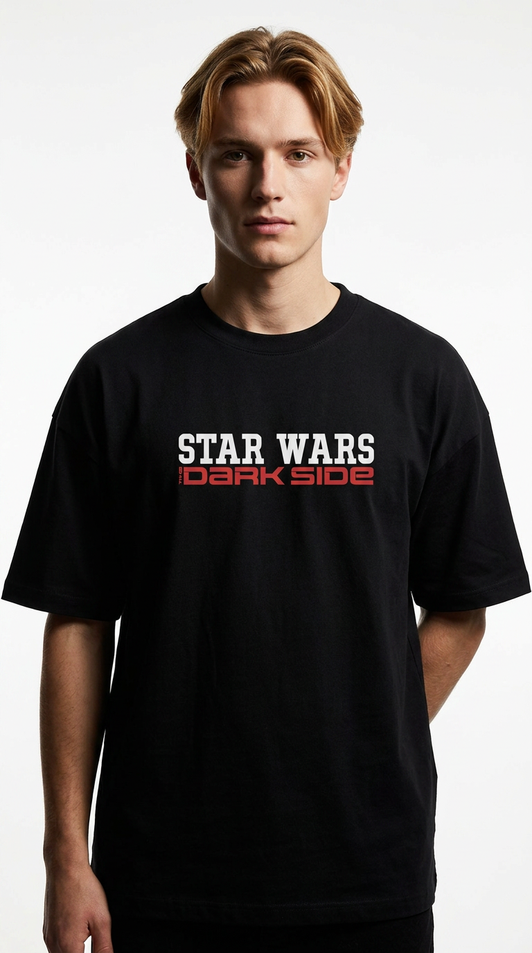 T-shirt oversize Star Wars Dark Side pour fans