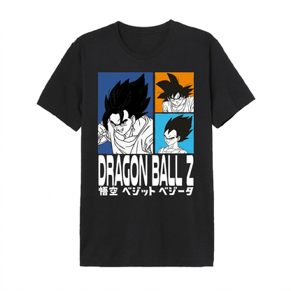 T-shirt Dragon Ball Z Goku et Vegeta pour fans