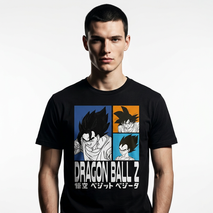 T-shirt Dragon Ball Z Goku et Vegeta pour fans